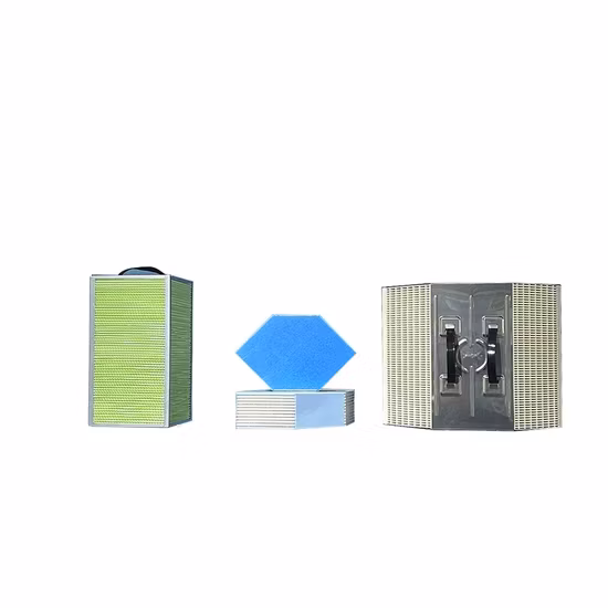 高濾過効率、低抵抗、大容量、耐高温、Lbh型高温ボックスフィルター