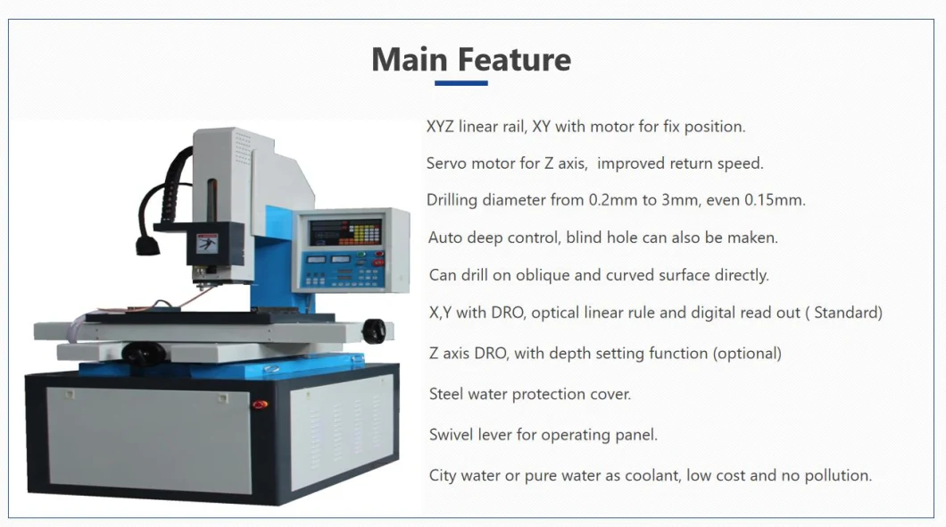 High Speed Small Hole EDM Drilling Machine