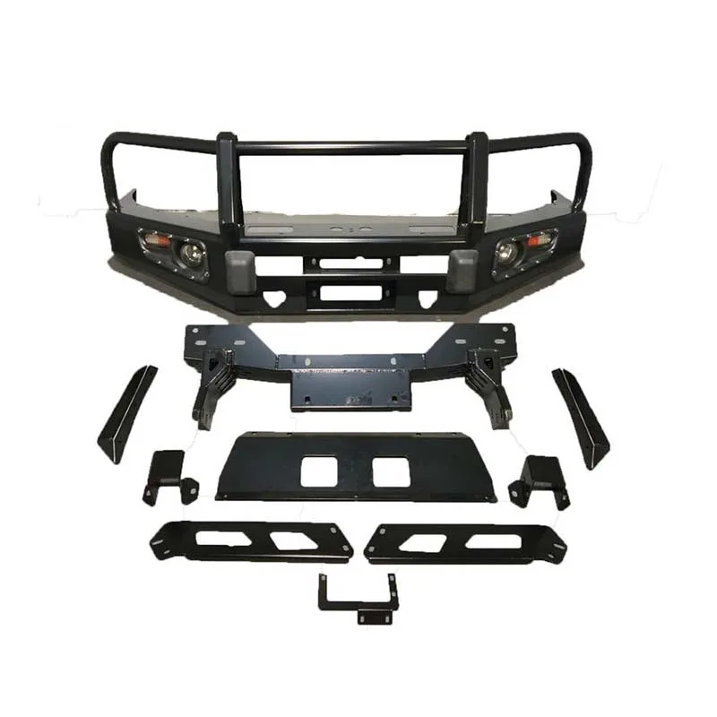 Pickup Steel Car Bull Bar Front Bumper for Toyota Hilux Land Cruiser LC200 Tacoma Tundra Fj Cruiser Mitsubishi L200