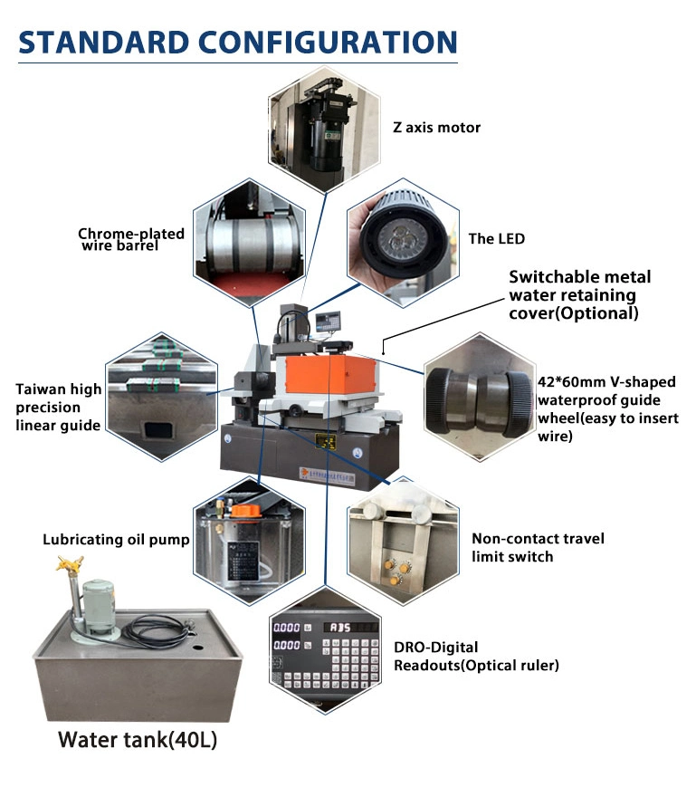 More Reliable and Stable High Frequency EDM Wire Cutting Machine Dk7735